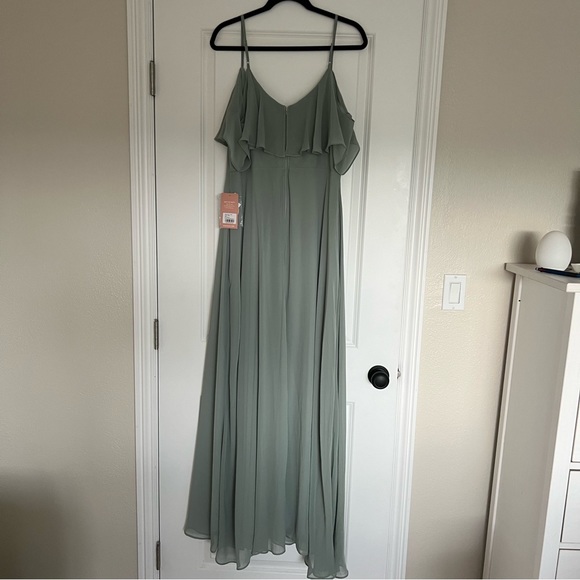 NWT Birdy Grey bridesmaid dress Jane size large sage green - Picture 3 of 4